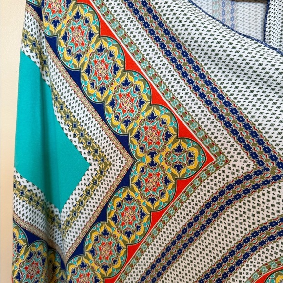 Democracy Multicolor Patterned Duster Sz. 1X - Picture 6 of 7